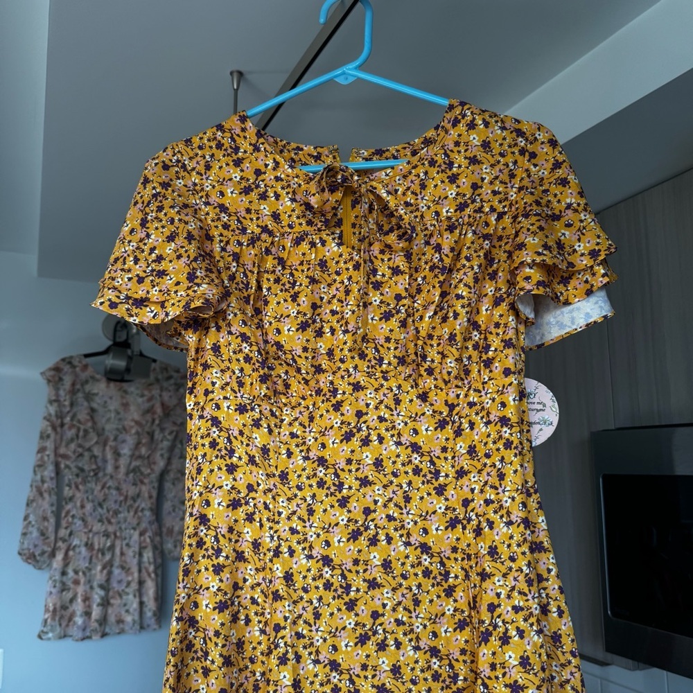 NWT Timeless London Sunita Floral Tea Dress - Small / 6 - Picture 5 of 9